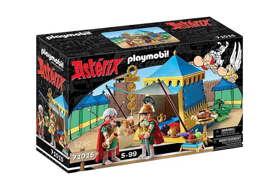 Asterix: Anf&uuml;hrerzelt mit Gener&auml;len