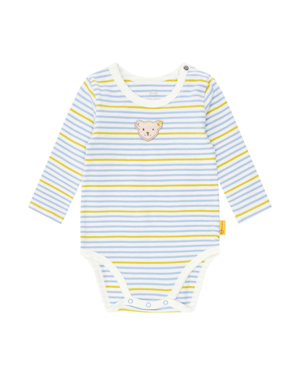 Body langarm Baby Wellness mit Schlupfkragen mit Schulterverschluss Bodys