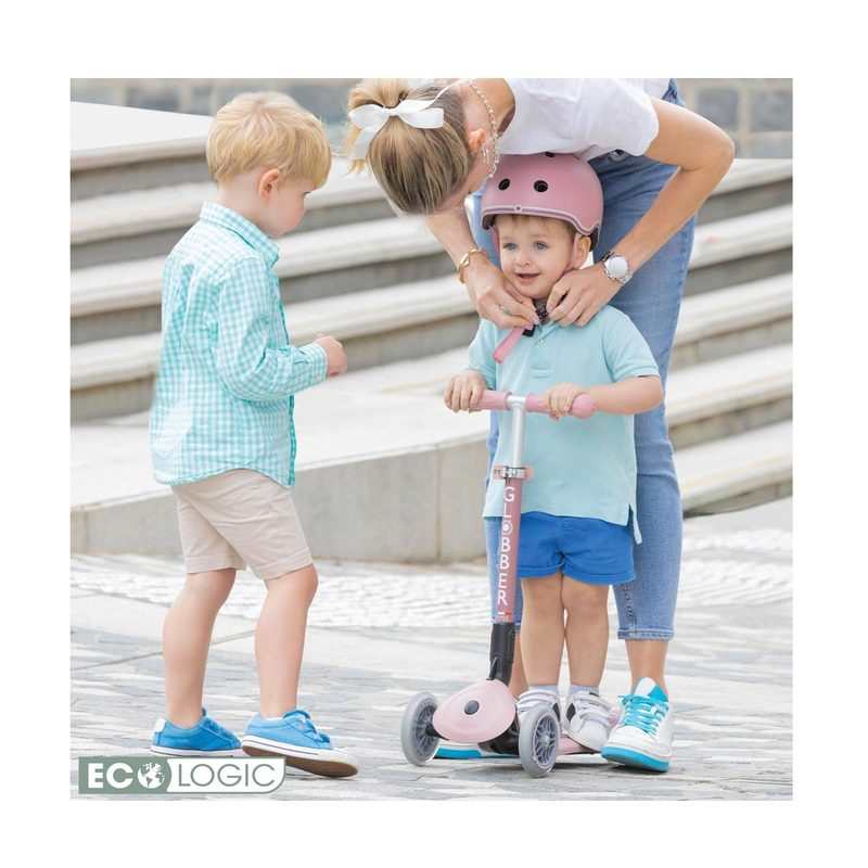 Trottinette 3 roues junior eco rose berry Globber