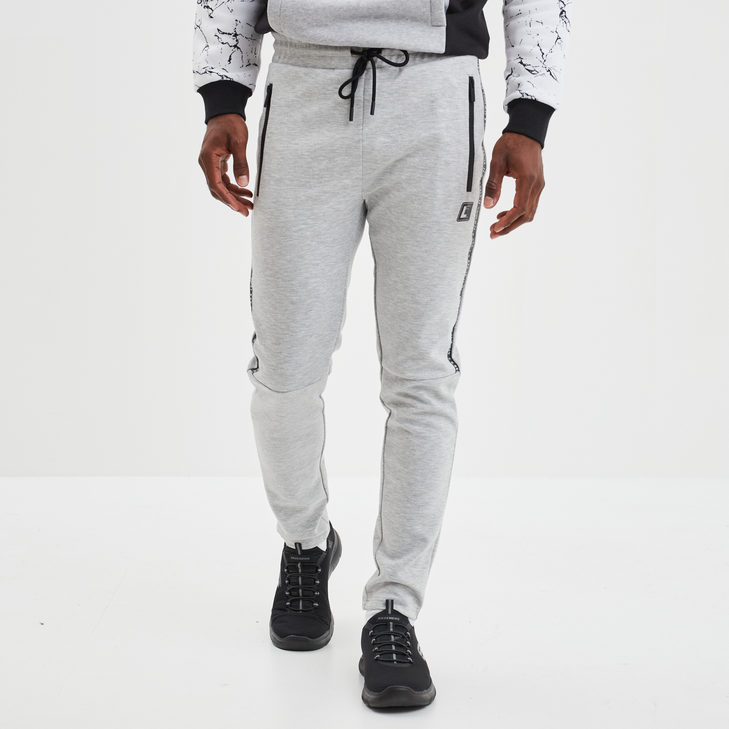 Pantalon de jogging stretch Liberto gris homme | La Halle