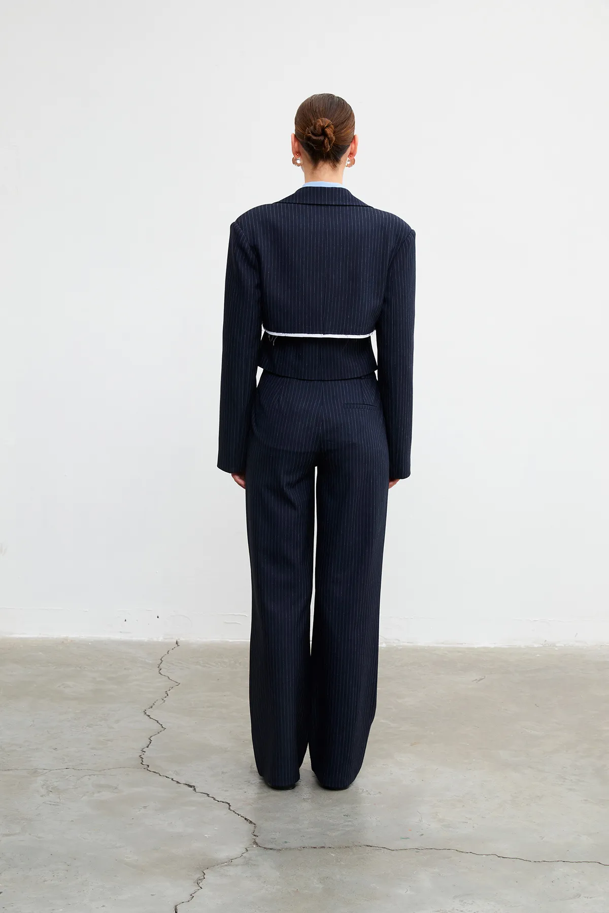 VATKALI  Palazzo-Hose mit hohem Bund – Premium-Edition