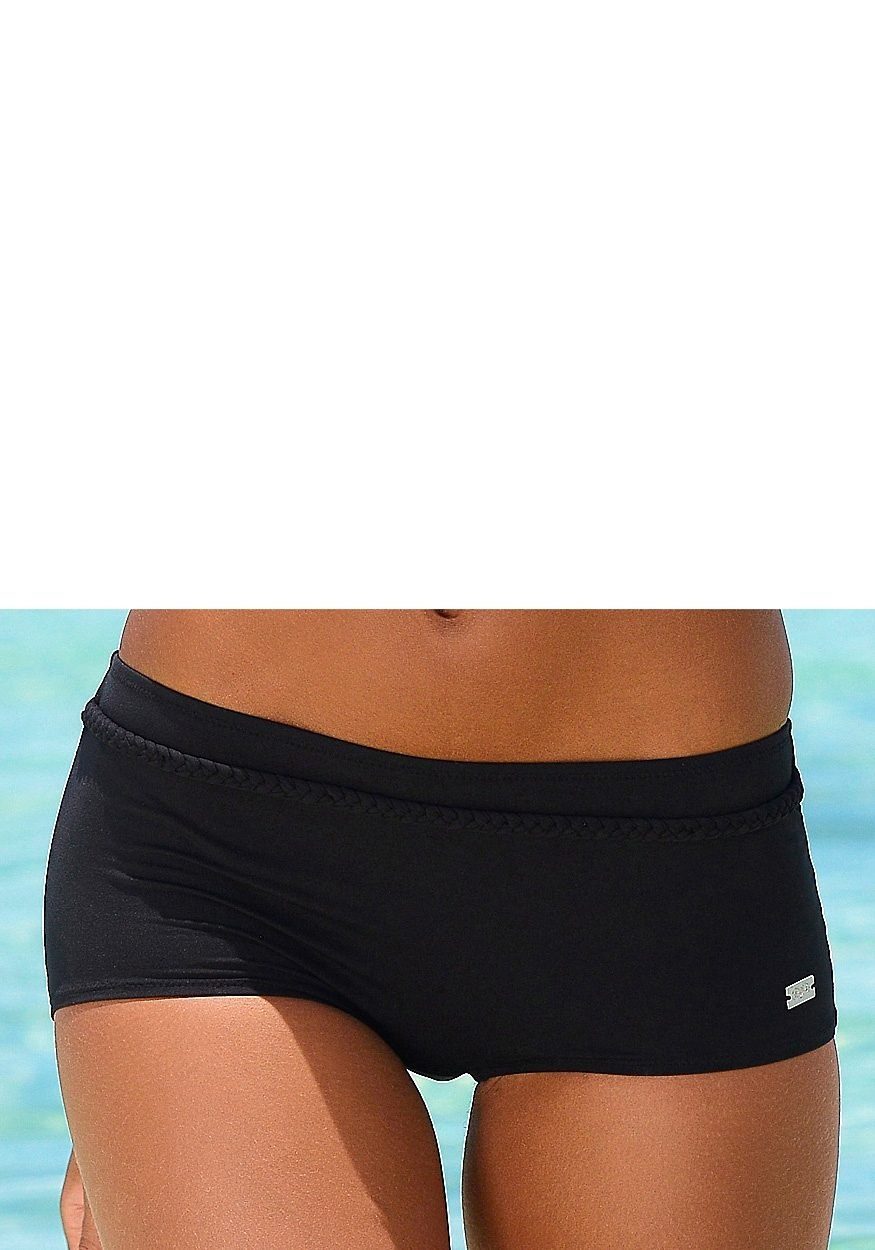 Buffalo Bikini-Hotpants Happy mit geflochtenem Ziergürtel
