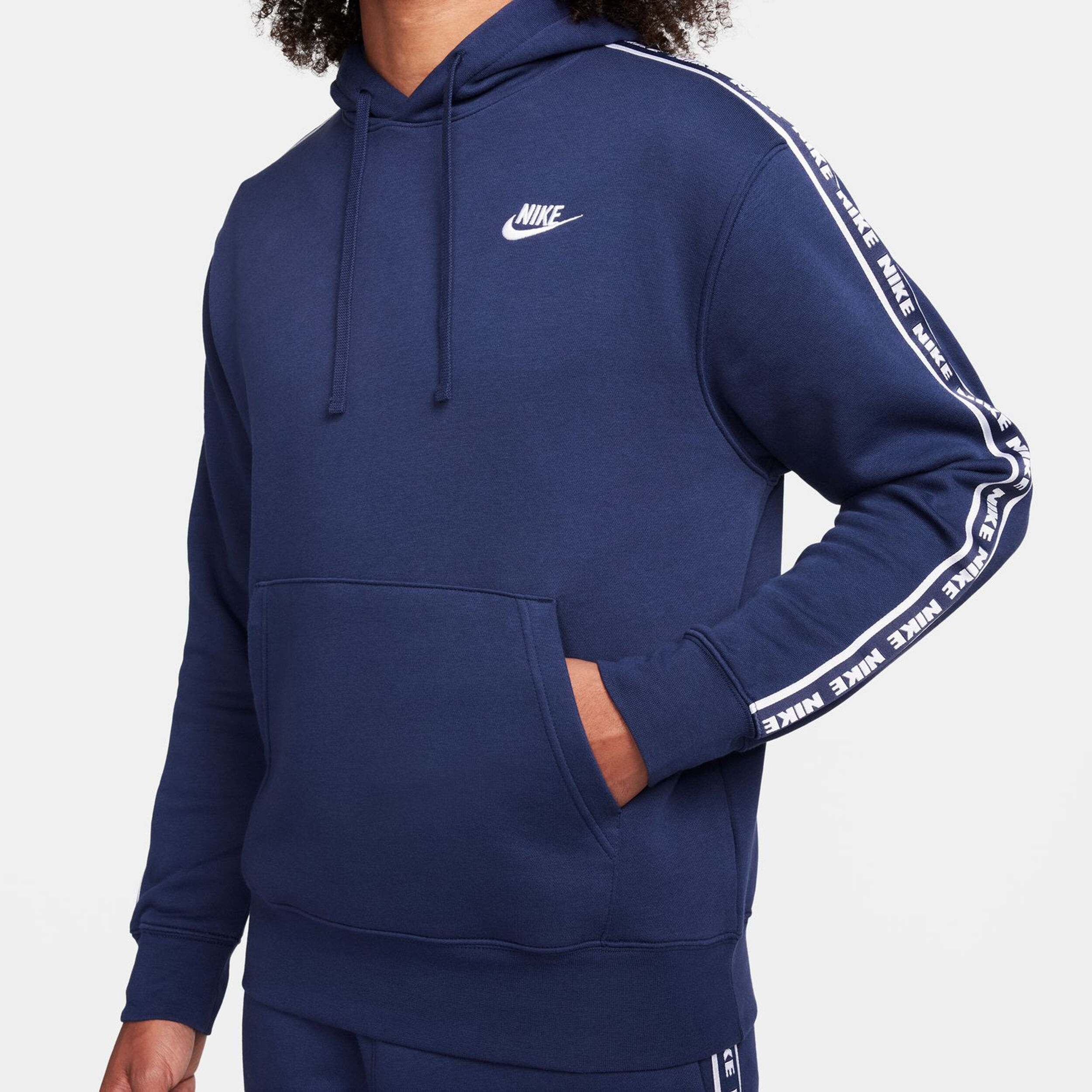 Club Fleece GX Trainingsanzug Herren - Dunkelblau, Weiß