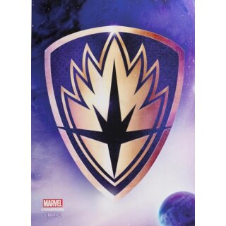 Gamegenic - Marvel Champions FINE ART Sleeves – Guardians of the Galaxy Logo (51 Sleeves)