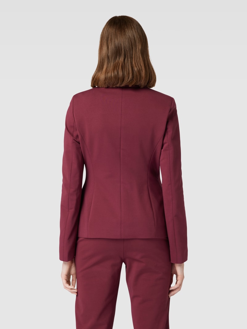 Blazer mit Reverskragen in bordeaux rot