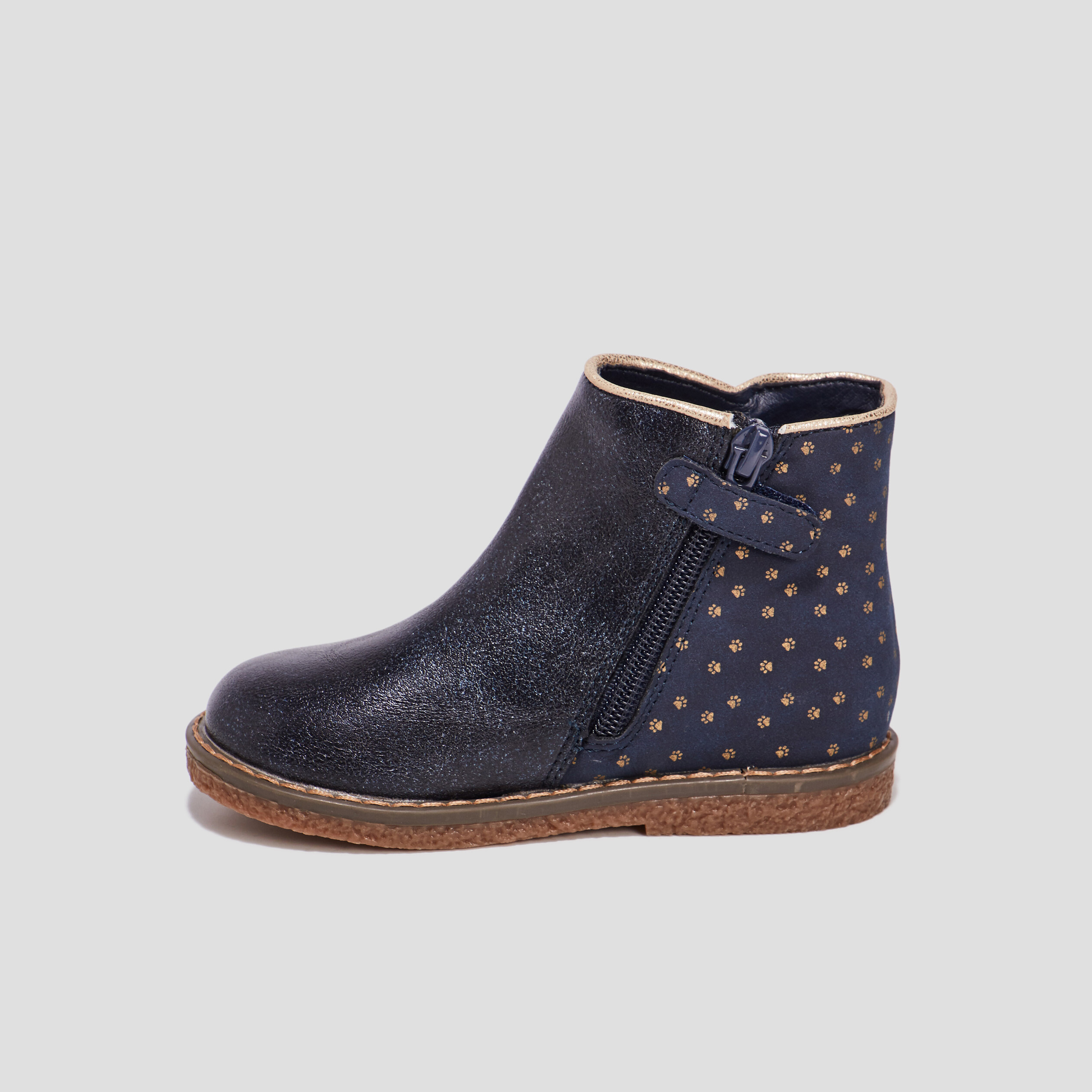 Bottines Lulu Castagnette bleu marine fille | La Halle