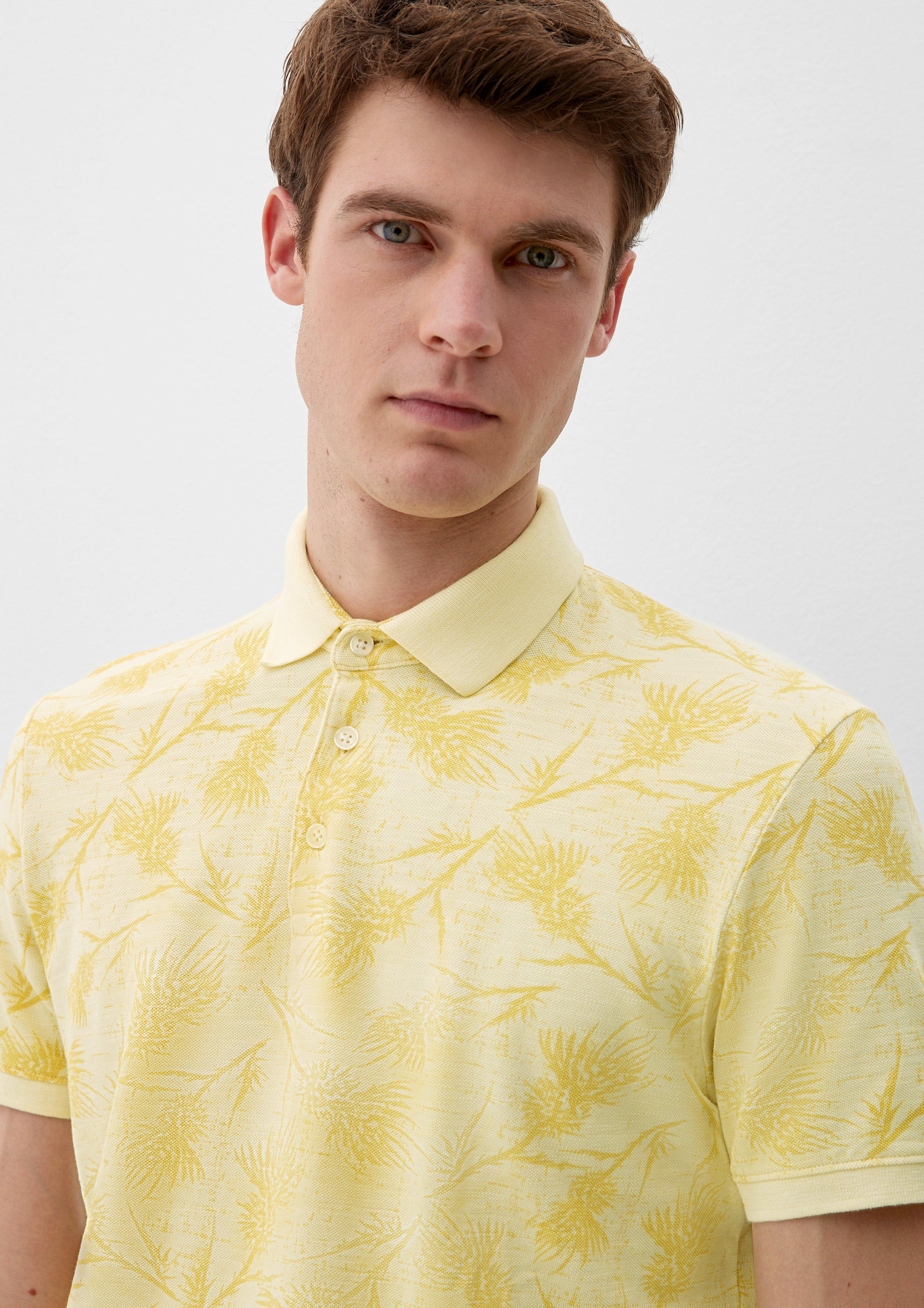 Poloshirt mit Allover-Print  2129484-12B1