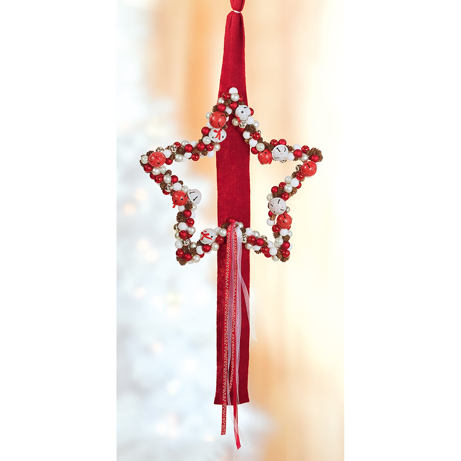 Filzband, rot, 7,5 cm, 3 m
