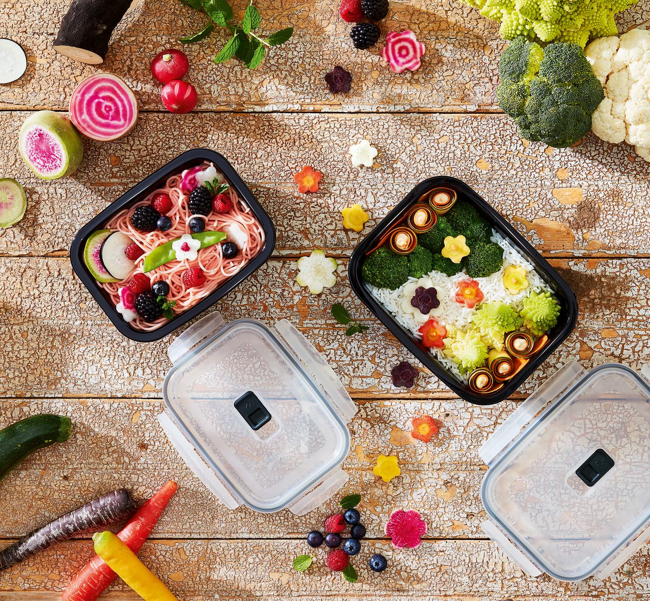 CreaTable Black Box Aufbewahrungset 4-tlg