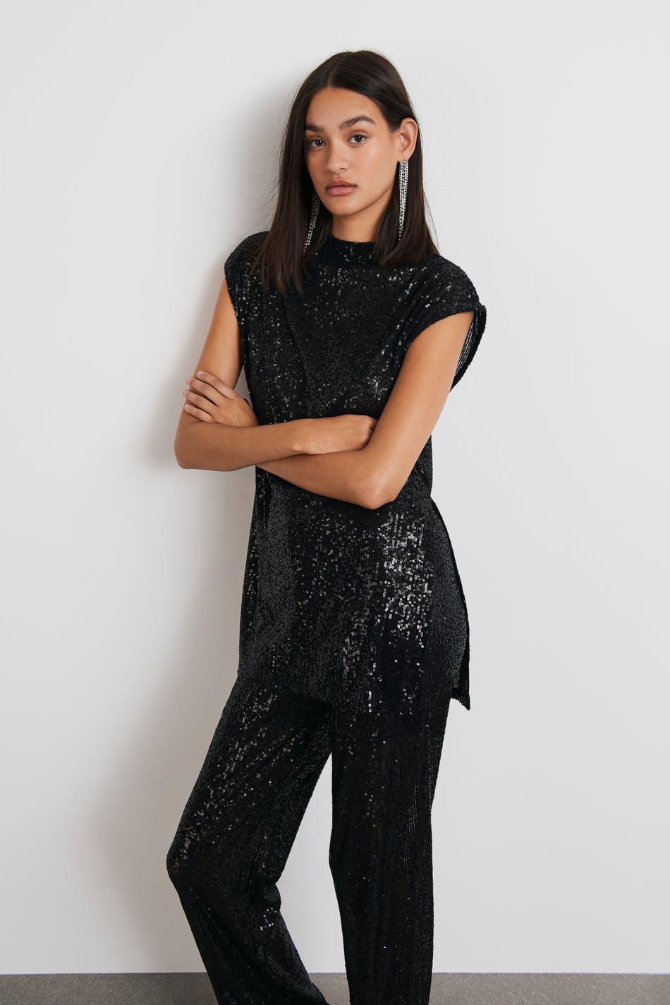 Yvette longline top