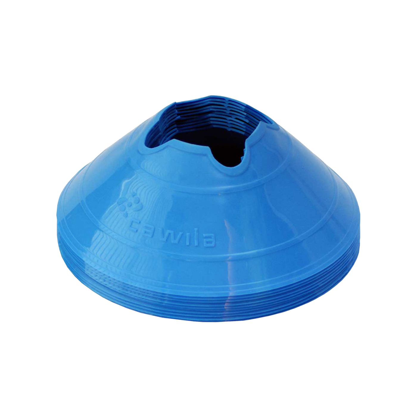 Cawila Markierungshauben M | 10er Set | Durchmesser 20cm, Höhe 6cm | skyblue
