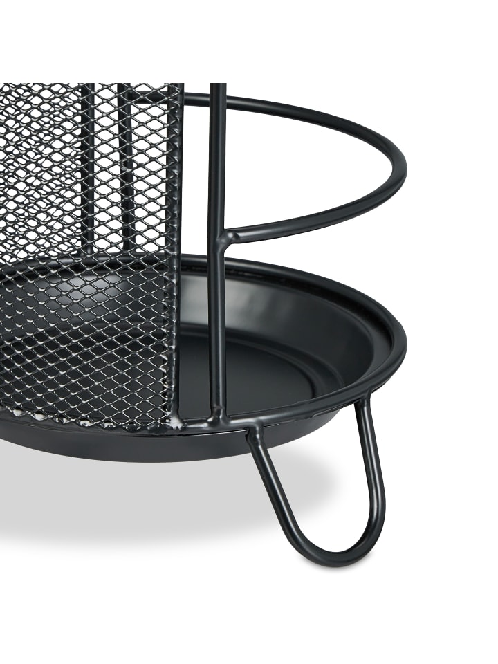 relaxdays Regenschirmständer in Schwarz - (H)44 x Ø 16 cm günstig kaufen onesize