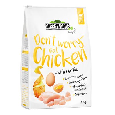 Greenwoods Huhn mit Linsen, Kartoffeln und Ei