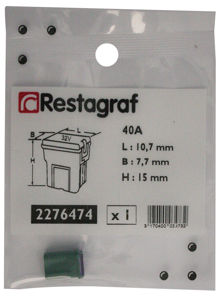 Restagraf 32 V 40 A Micro J-CASE Blocksicherung - ATU