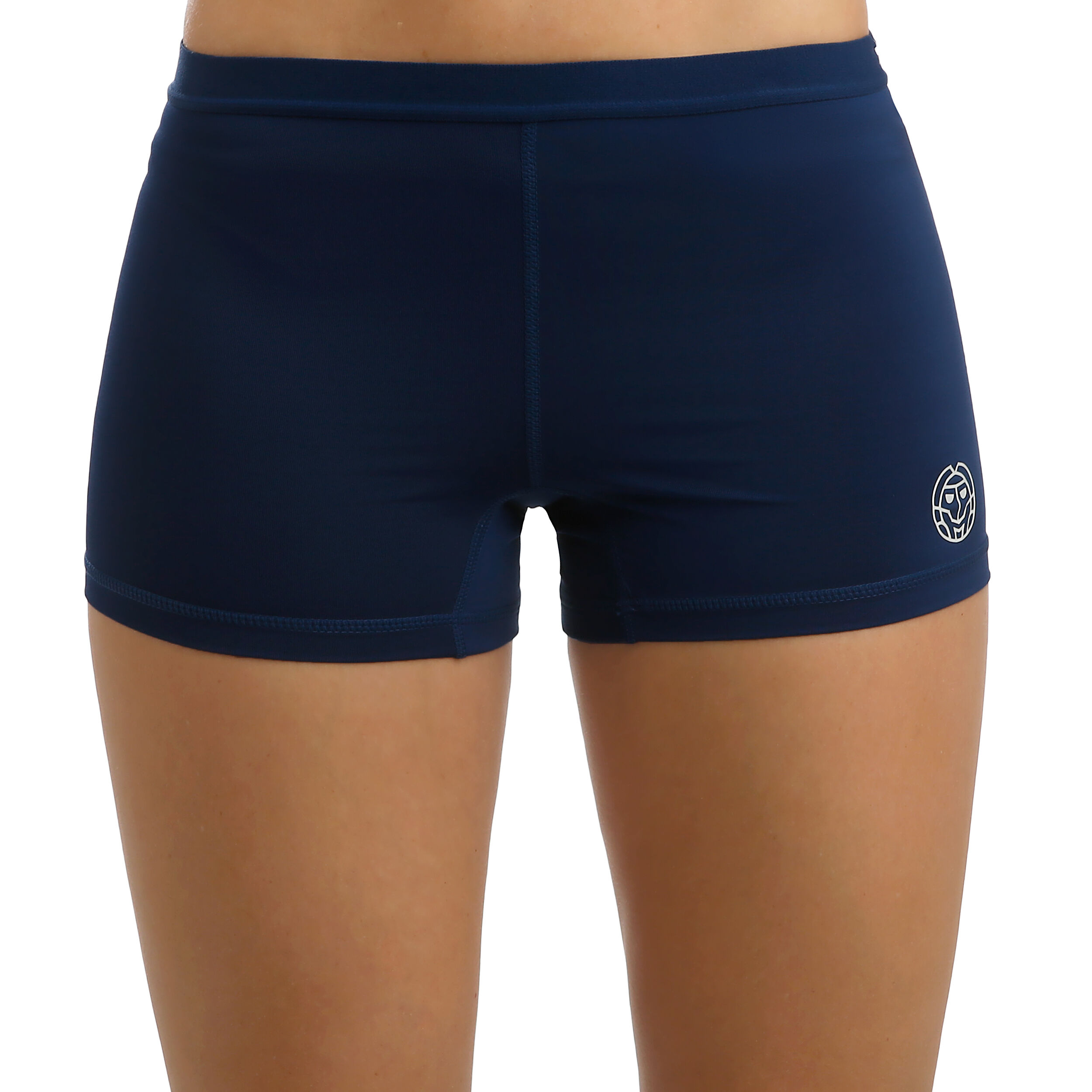 Kiera Tech Ballshort Damen - Dunkelblau, Weiß