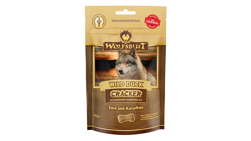Wolfsblut Hundesnack Wild Duck Cracker 70 g
