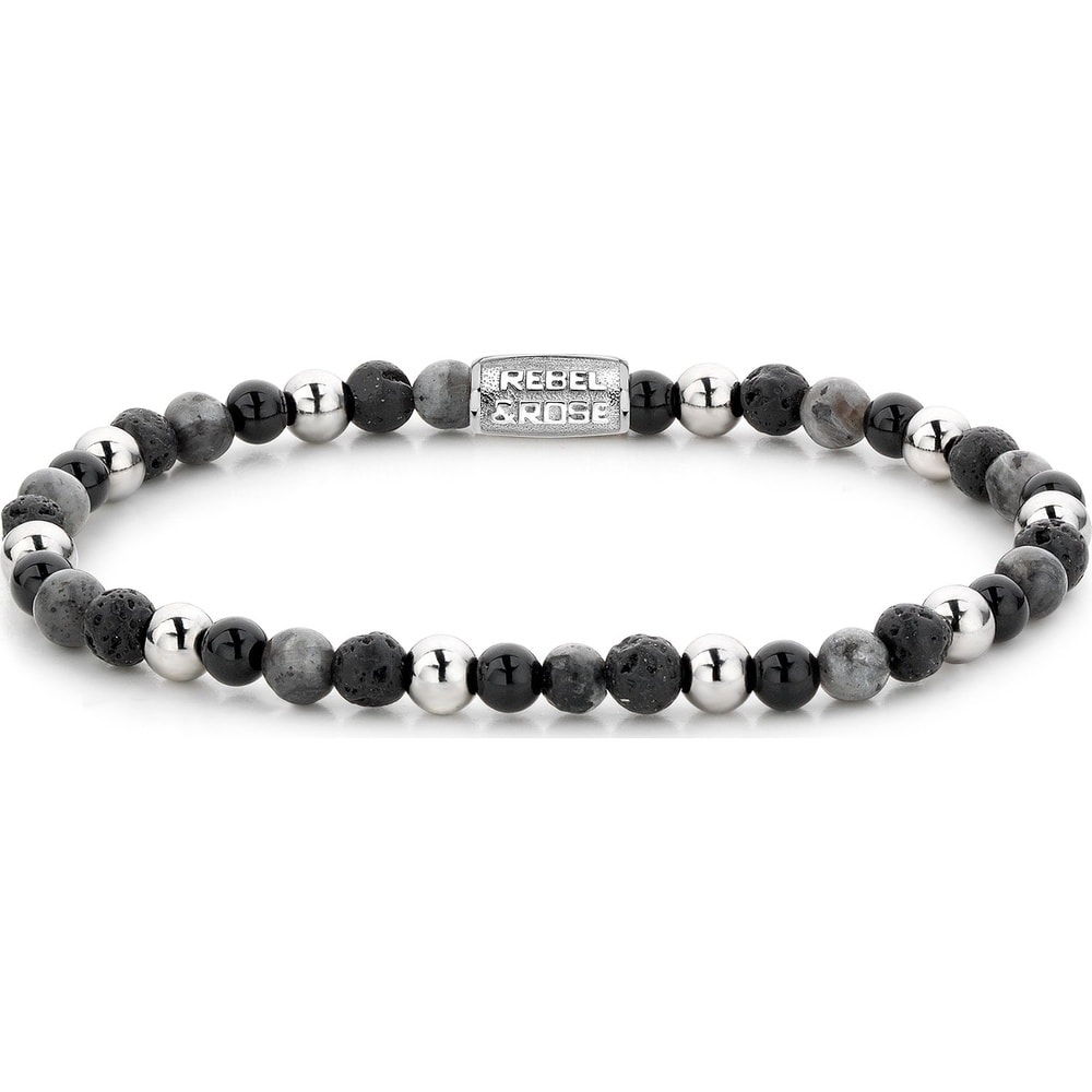 Rebel and Rose Set de bijoux 925 Argent, Acier inoxydable argent Bijoux