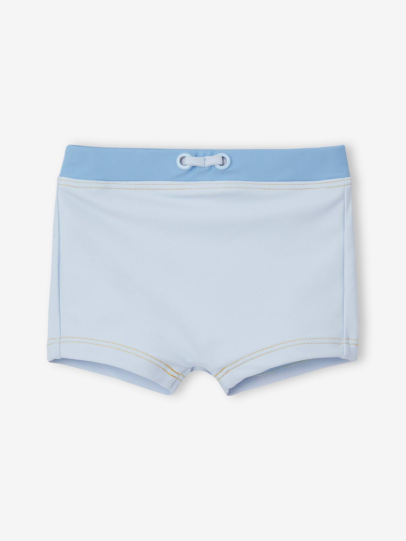 Vertbaudet Jungen Baby-Set mit UV-Schutz: Shirt, Badehose & Sonnenhut Oeko-Tex - aquamarine