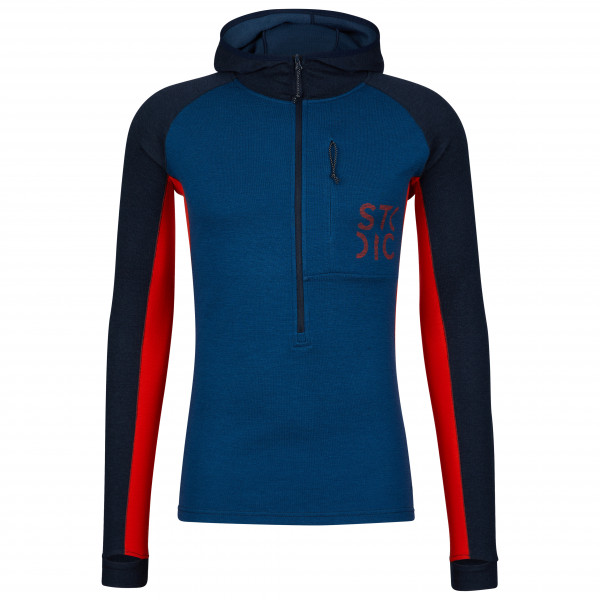Stoic - Merino260 StadjanSt. 3/4 Zip w. Hood - Merinohoodie