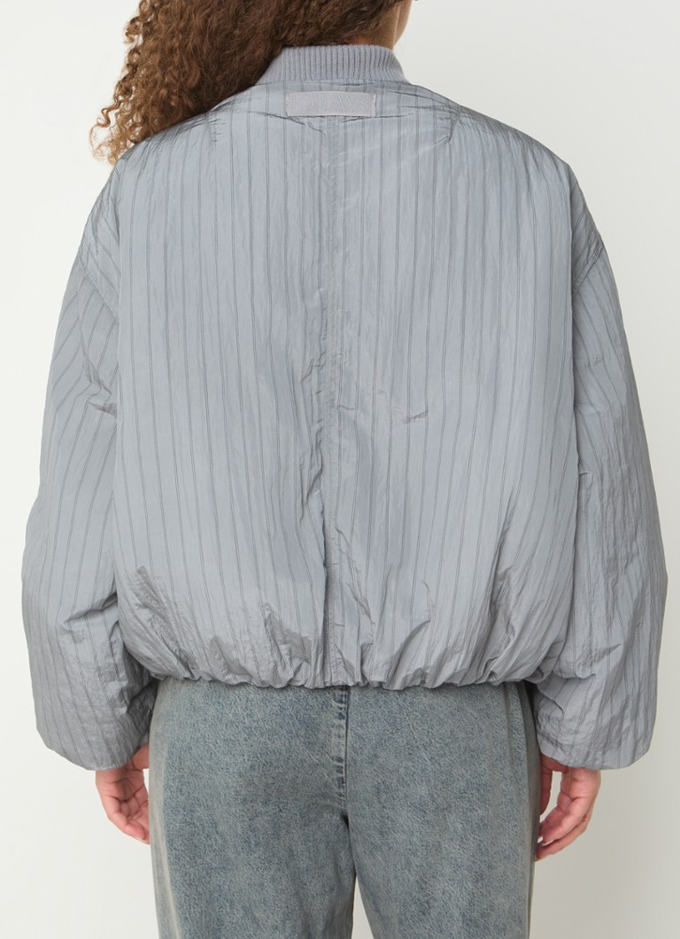 Giacca bomber 10DAYS con tasche laterali e stampa a righe