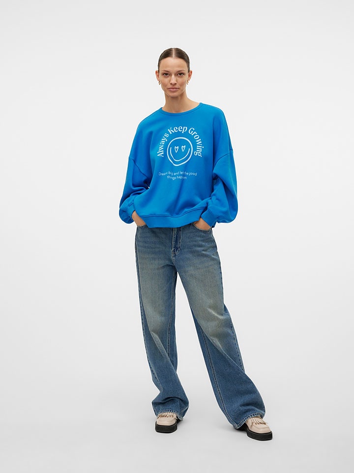Vero Moda Sweatshirt in Blau günstig kaufen