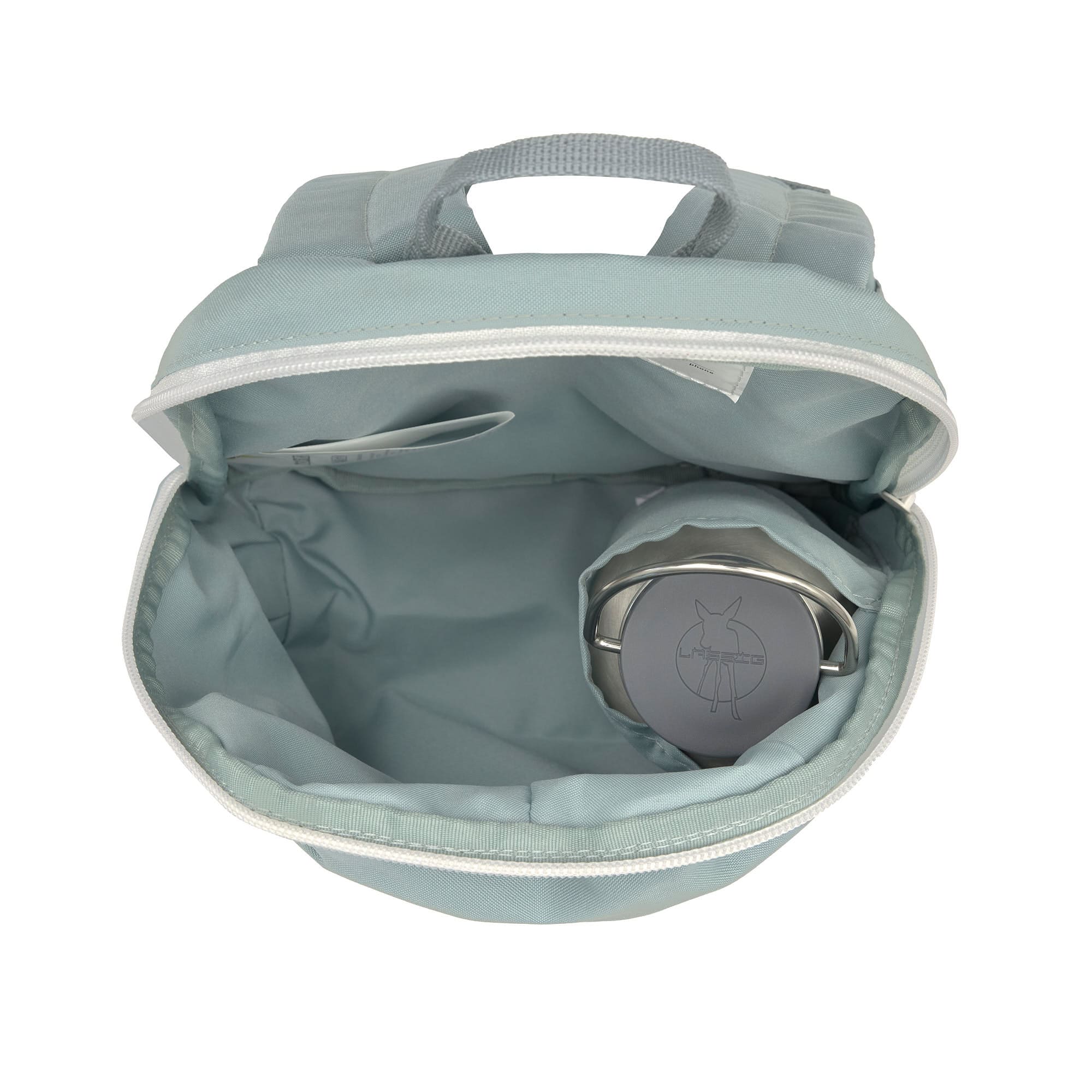Kindergartenrucksack Tiny - Pinguin, Hellblau