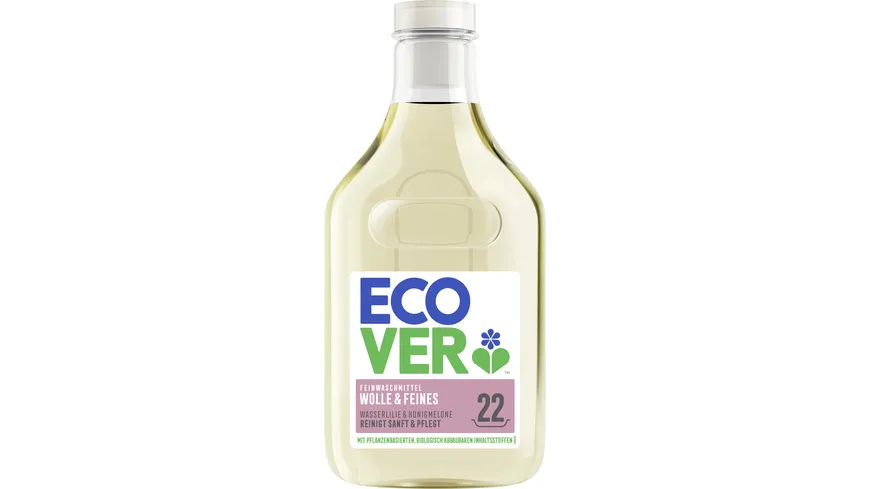 Ecover Waschmittel Wolle & Feines Wasserlilie & Honigmelone 1 l