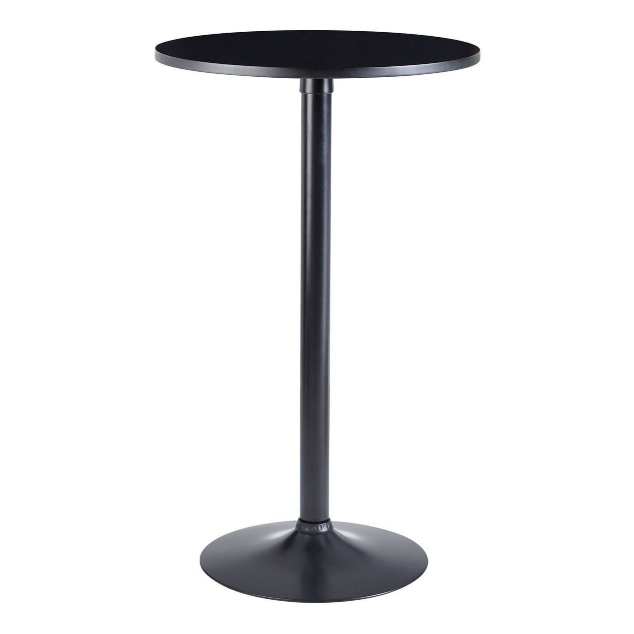 Wohnling Bartisch 60 x 60 x 100 cm Schwarz
