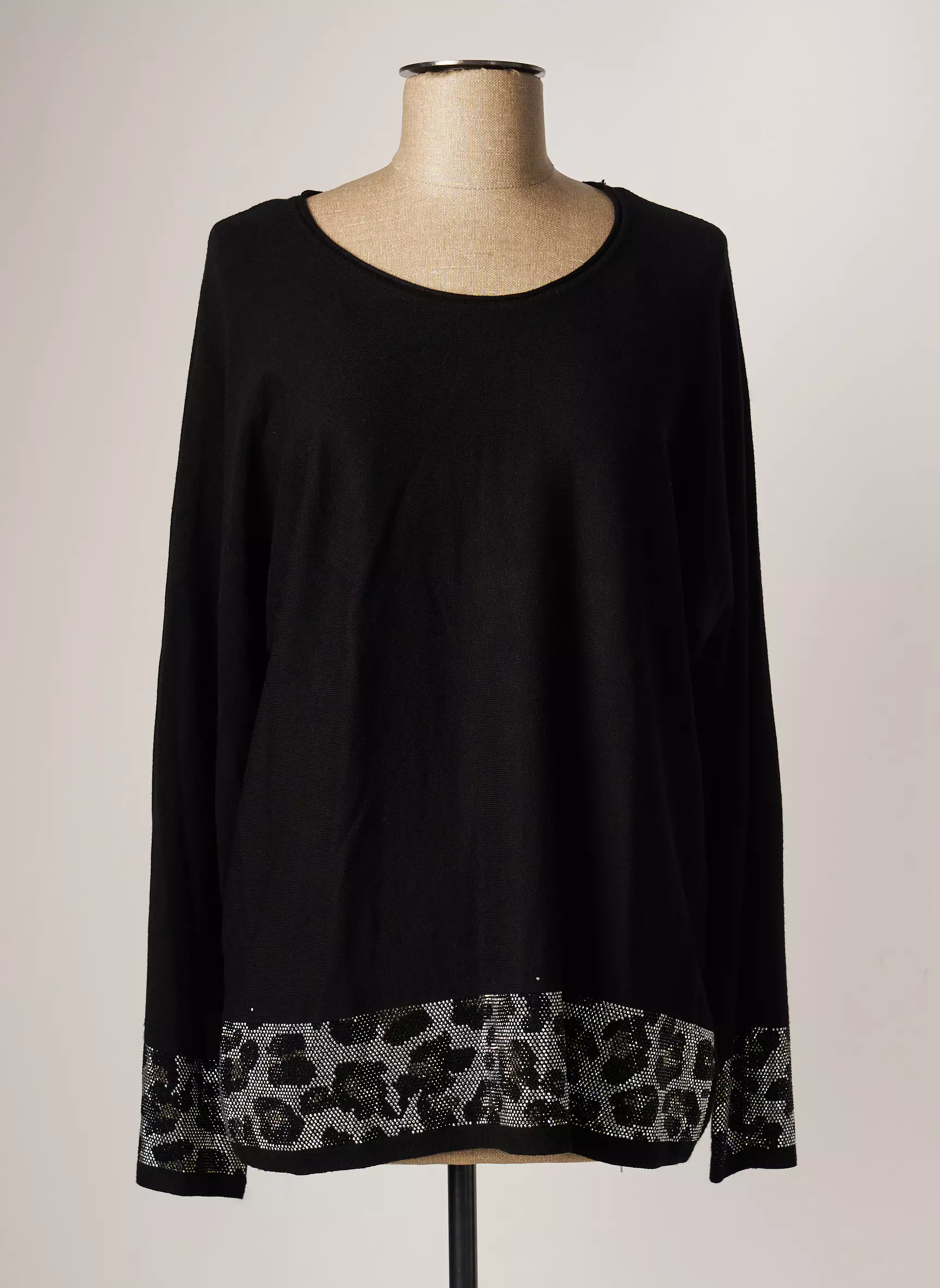 Frank Lyman Pulls Femme couleur noir