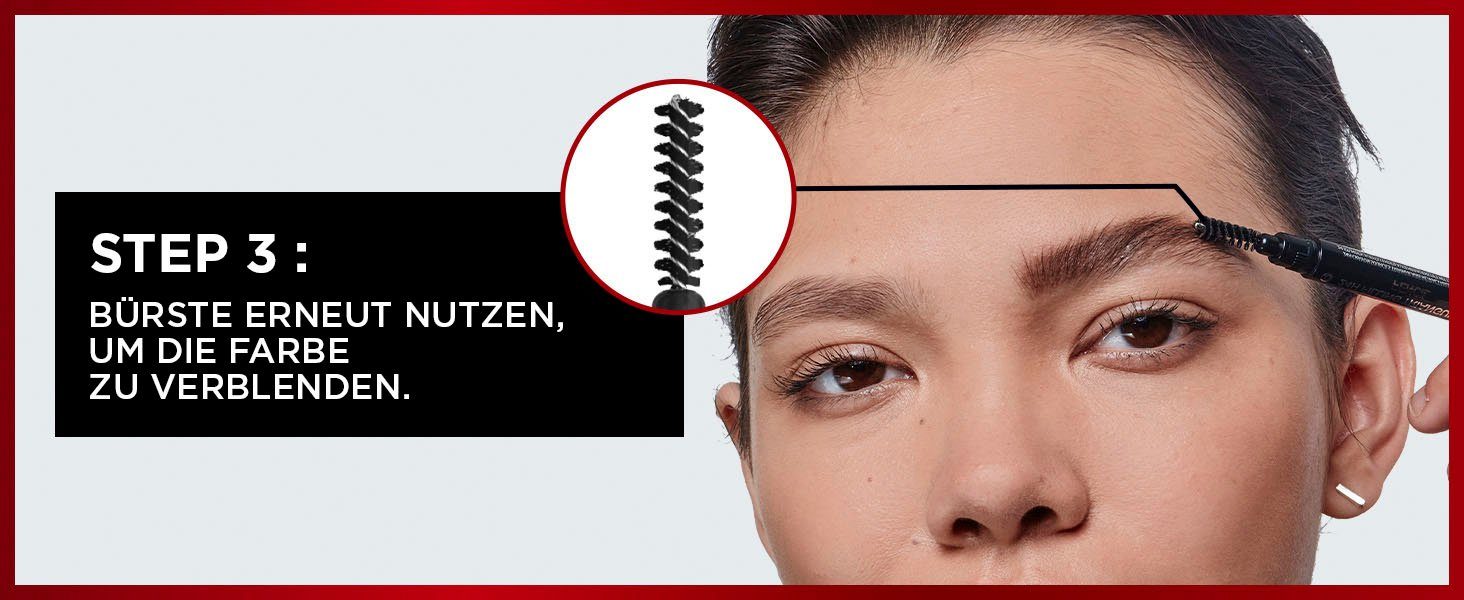 L'ORÉAL PARIS Augenbrauen-Stift L'Oréal Paris Infaillible Brows 24h Pencil, Browliner für ausdrucksstarke Augenbrauen
