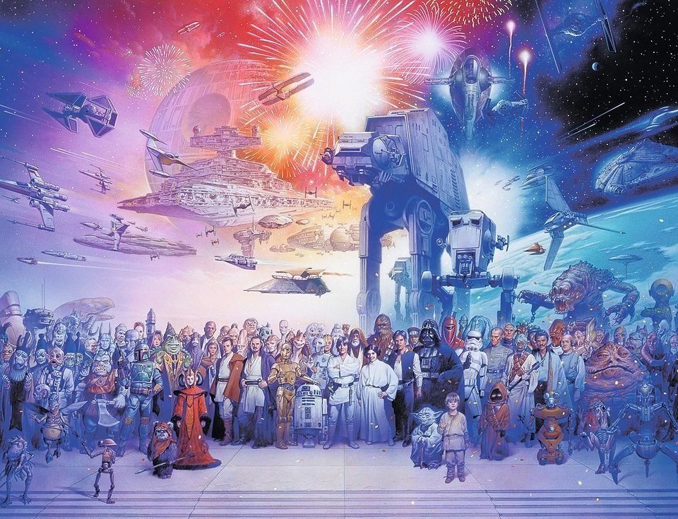 Ravensburger Puzzle , Star Wars Universum, 2000 Puzzleteile, Made in Germany, FSC® - schützt Wald - weltweit