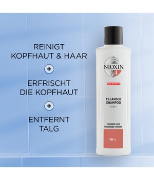 Nioxin System 4 Coloriertes Haar - Sichtbar Dünner Werdendes Haar Haarshampoo 300 ml