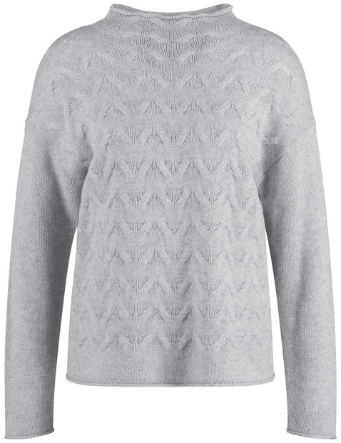 Wollpullover mit Kaschmiranteil