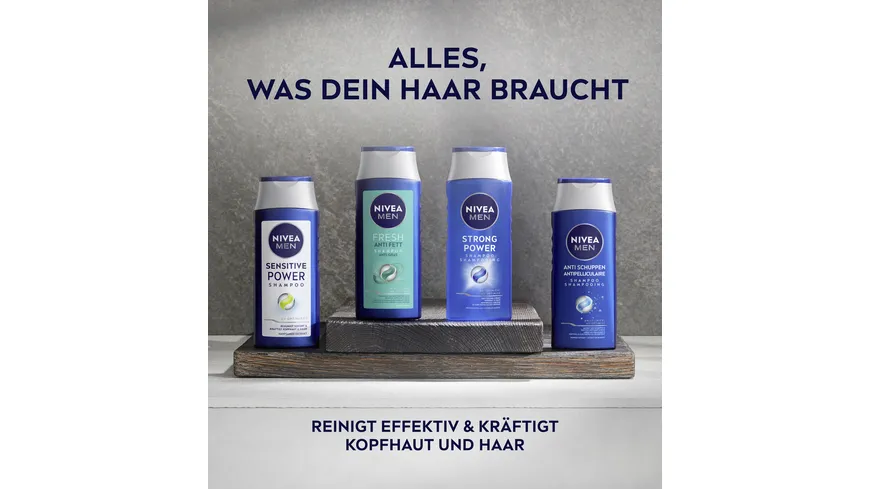 NIVEA MEN Sensitive Power Shampoo 250 ml