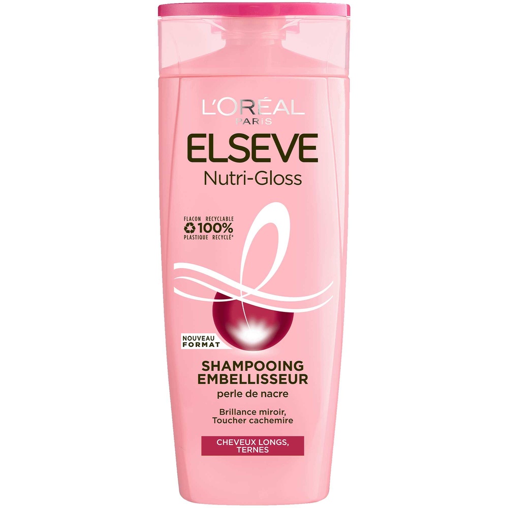 L'Oréal Paris Elseve Nutri-Gloss Shampooing 350ml Shampoing cheveux normaux