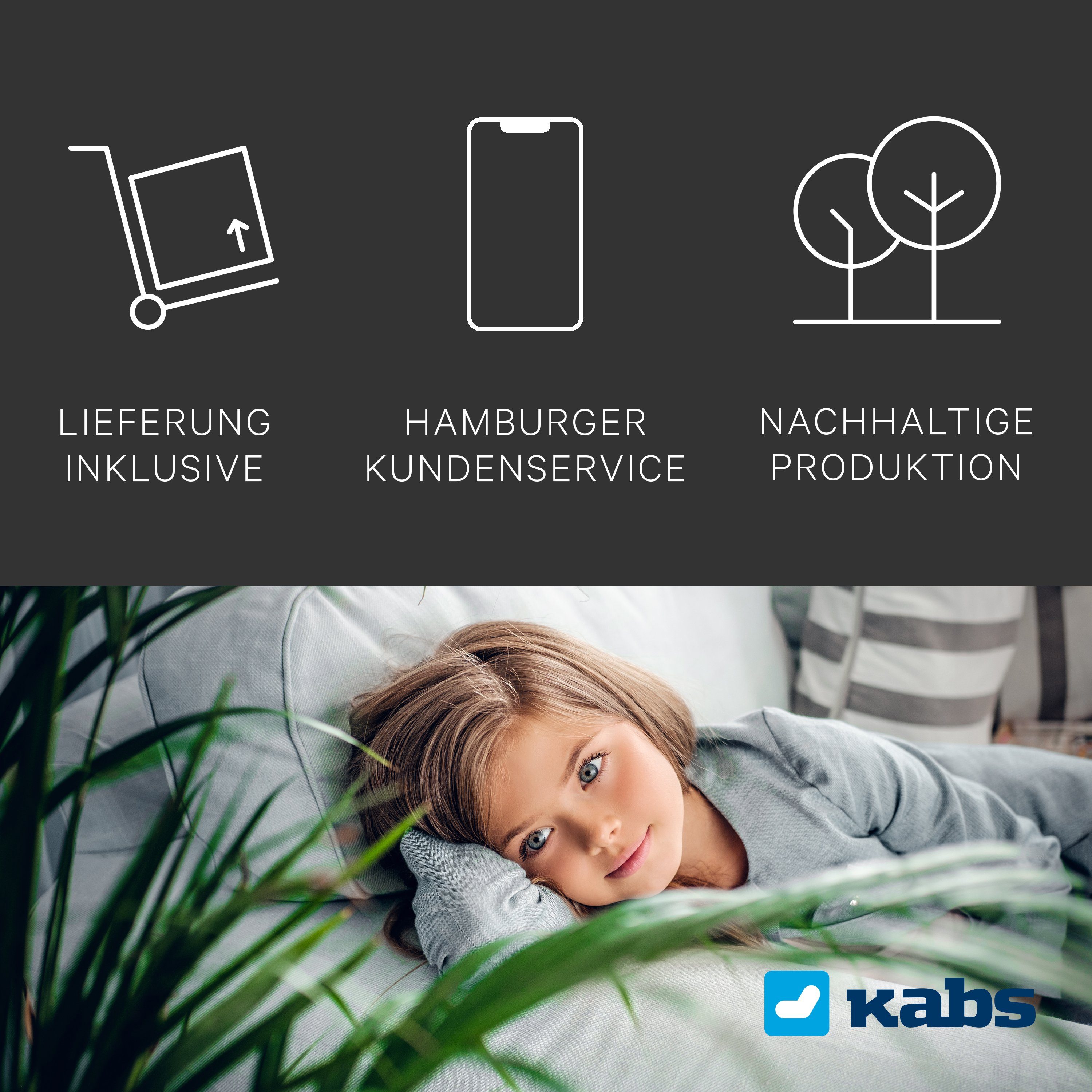 Kabs Polsterwelt Ecksofa Isa, Bettkasten, Schlaffunktion, Stauraum, Zierkissen, Made in Europe