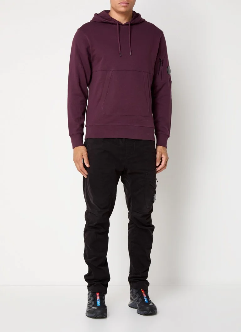 CP Company Diag hoodie with logo