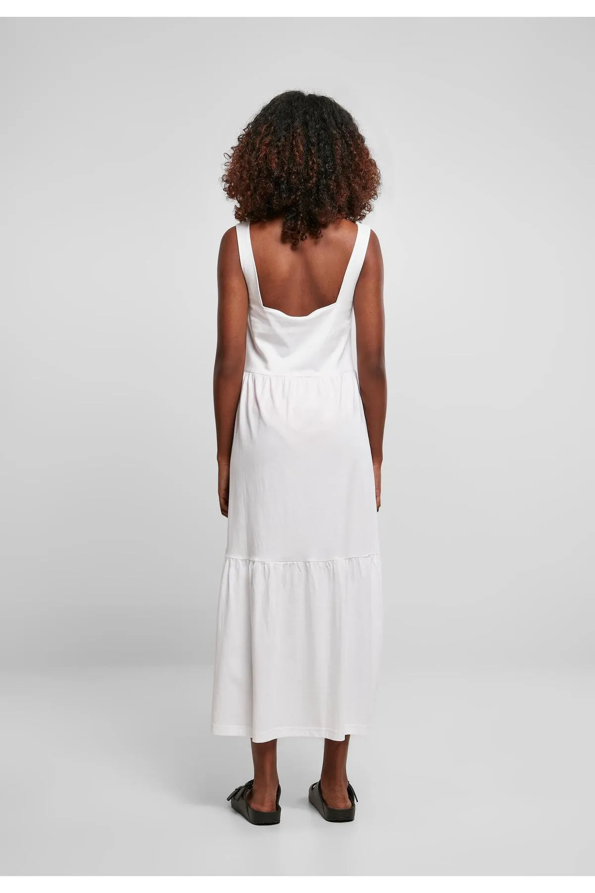 Urban Classics  Damen 7/8-langes Volant-Sommerkleid für Damen