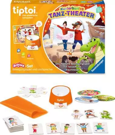 tiptoi® ACTIVE Set Kunterbuntes Tanz-Theater - Lernspiel ab 3 Jahren