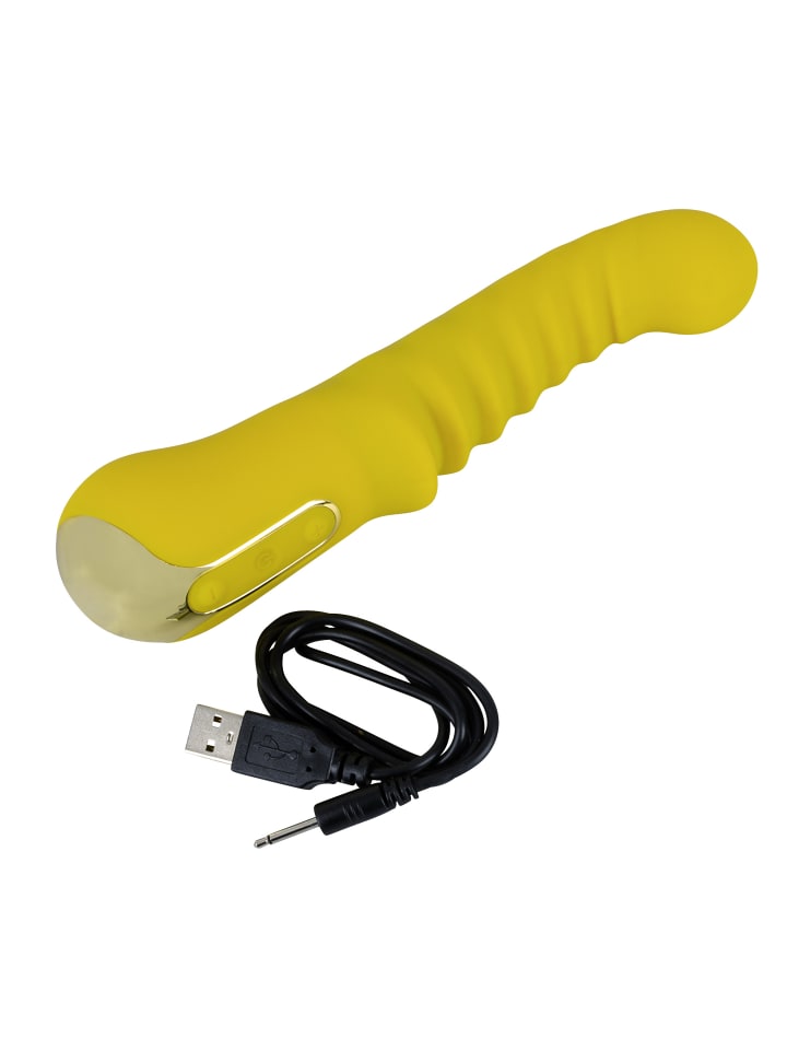 Your new favorite Vibrator G-Spot Vibrator in gelb günstig kaufen 20 cm