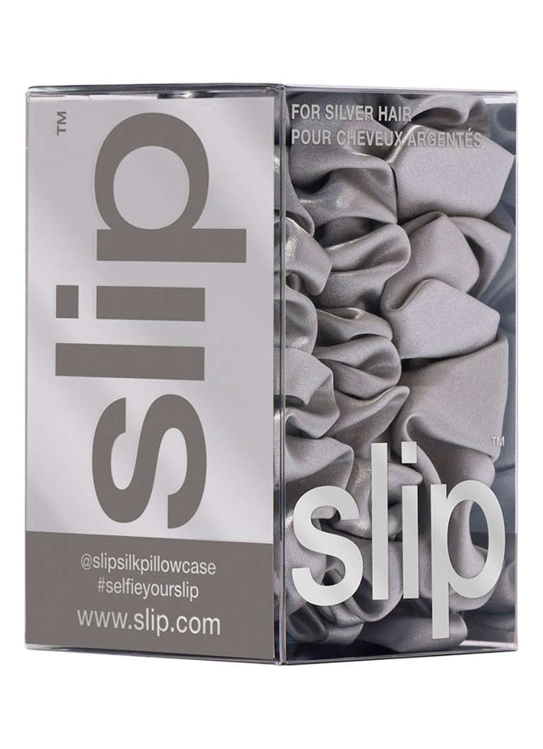 Slip Back To Basics Pure Silk Scrunchies Set - silk hair tie set of 3