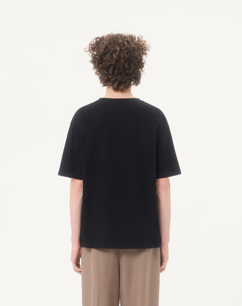 Valentino bomulds-T-shirt med panterprint