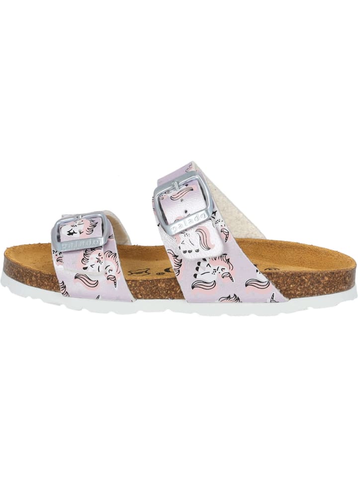 palado Pantoletten in Hellrosa Metallic Unicorn günstig kaufen 35