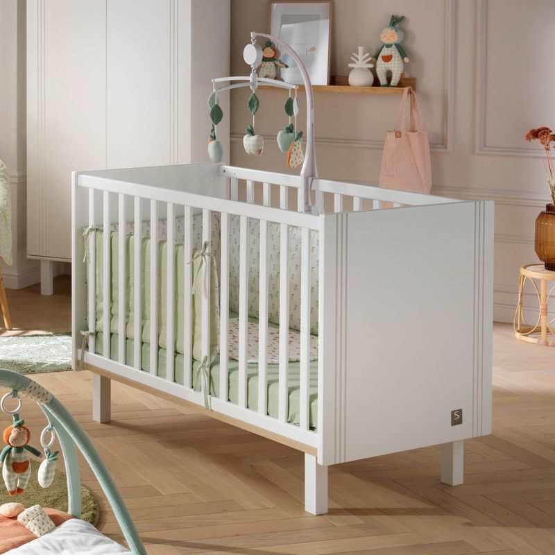 Lit bébé Eléonore blanc