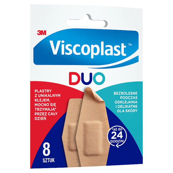 Viscoplast Duo, conjunto de pensos adesivos, 2 tamanhos