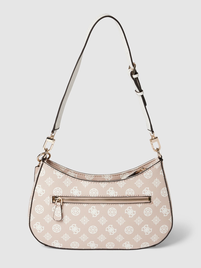 Saddle Bag mit Label-Applikation Modell 'NOELLE' in rosa