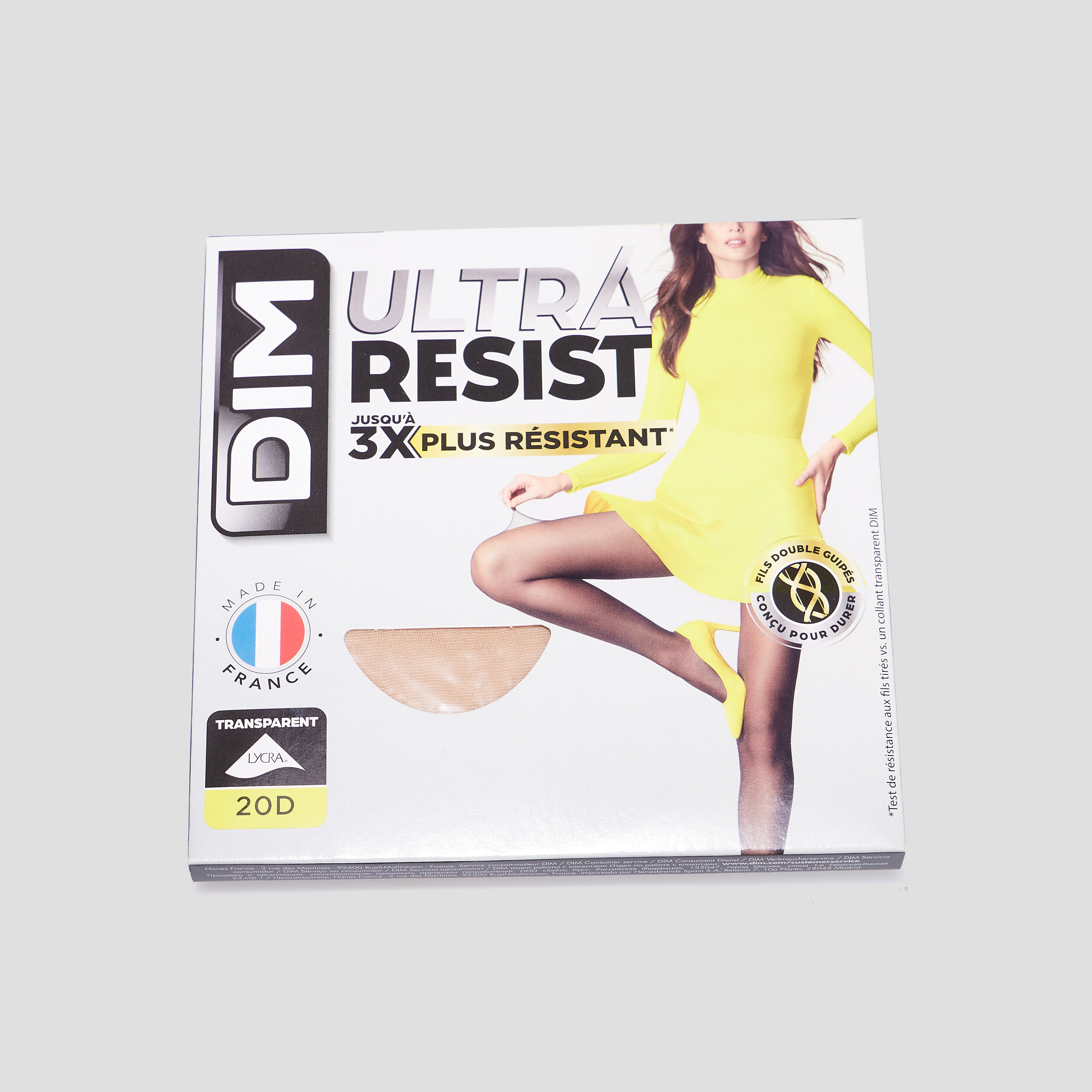 Collants Ultra Resist DIM beige femme | La Halle