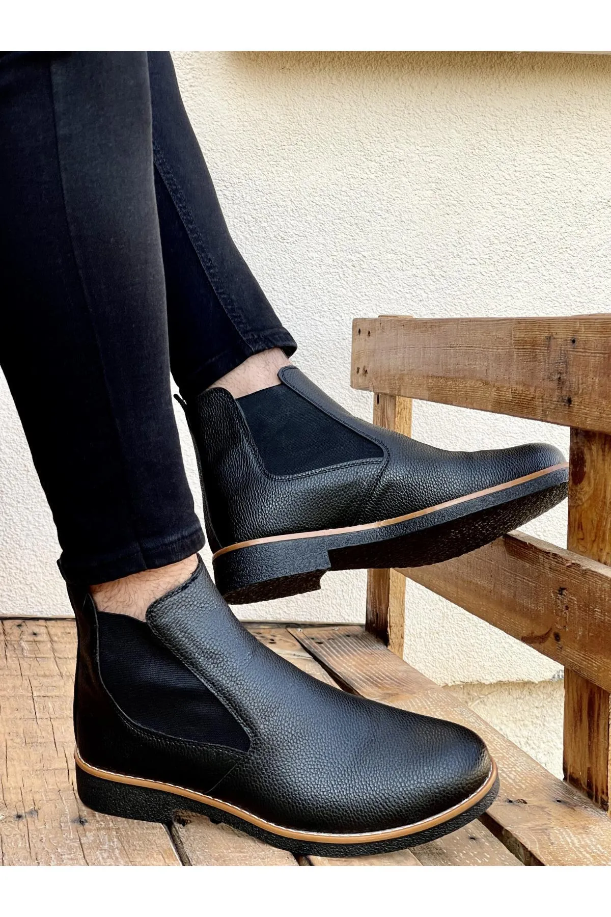 MUGGO  Muleka Garantierte orthopädische Unisex-Chelsea-Stiefel