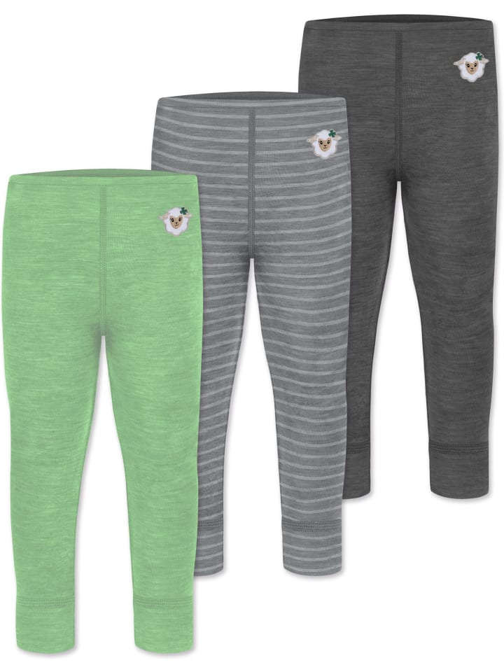 Normani Outdoor Sports 3er Pack Baby Merino Hose Unterhose „Tihoi