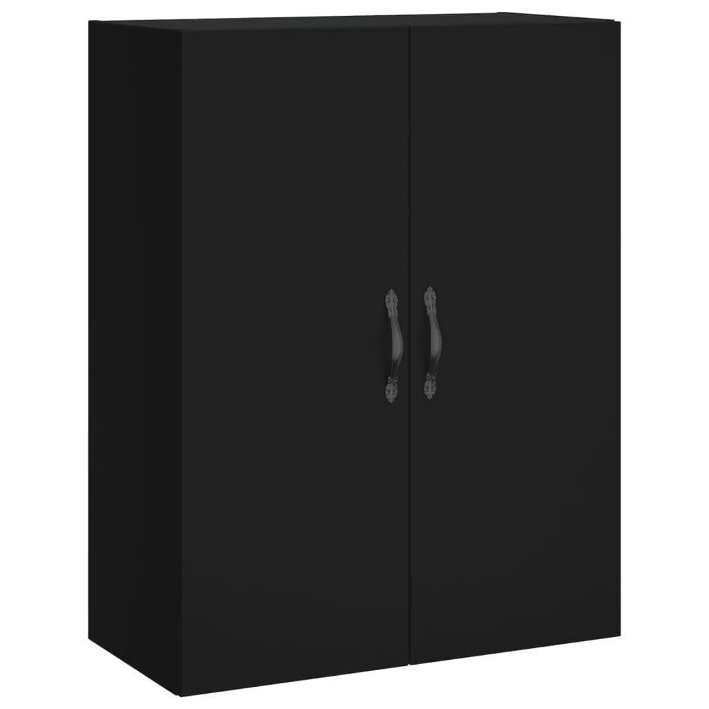 vidaXL Sideboard Highboard Schwarz 69,5x34x180 cm Holzwerkstoff (1 St)